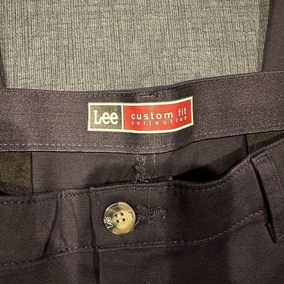 Men's navy blue slacks - Picture 3 of 4